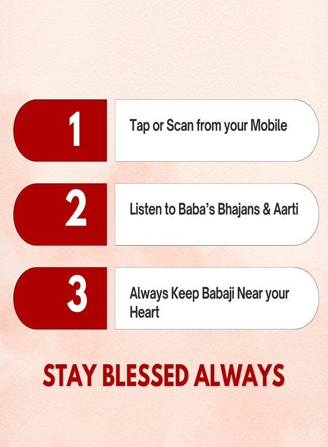 Tinydabba Neem Karoli Baba Card | NFC and QR Enabled | Bhajan & Aarti | Best Spiritual Gift - Image 4